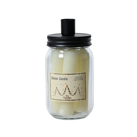 SET 5 CANDELEL CON PORTACANDELA H13 D7.7